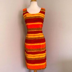 Sag Harbor sleeveless striped dress, size 14.